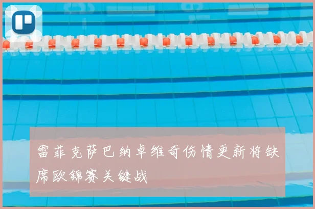 雷菲克萨巴纳卓维奇伤情更新将缺席欧锦赛关键战